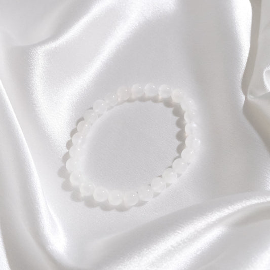 White Moonstone Bracelet