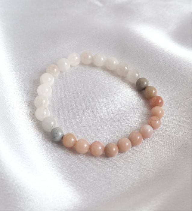 Alashan & Rutilated Quartz Bracelet