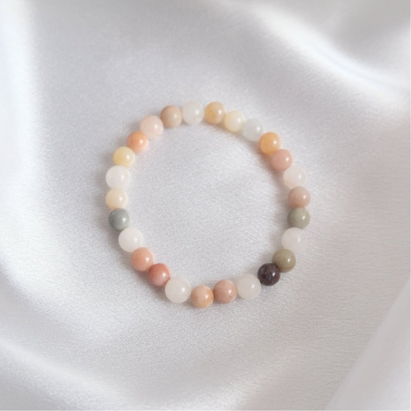 Alashan & Rutilated Quartz Bracelet